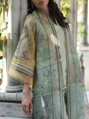 Digital Printed Trumpet Sleeves Print Cape