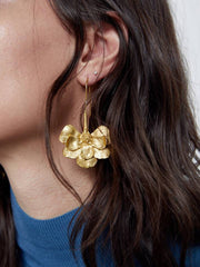 Flower Pendant Earrings