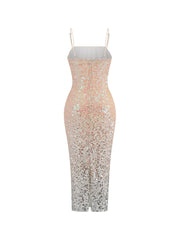 Ellis Sequin Midi Dress