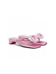 Dixie Floral Sandals in Pink