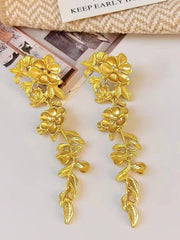 Flower Tassel Earrings