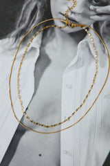 18K Gold Plated Spectral Of Light Necklace Gold