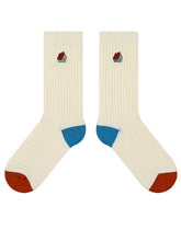 Cute Embroidered Letter Socks
