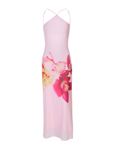 Heidi Backless Orchid Slip Dress