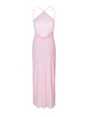 Heidi Backless Orchid Slip Dress