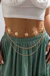 Sun Layer Chain Waist Chain