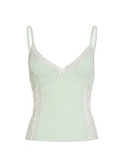 Madison Lace Trim Tank Top
