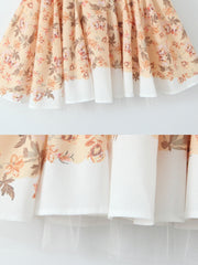 Clarisse Puff Sleeve Floral Mini Dress