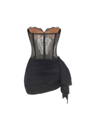 Norma Corset Ruched Mini Dress