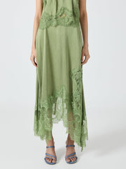 Exquisite Lace Patchwork Skirt