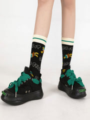 Adorable Cartoon Duck Cotton Socks