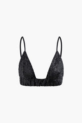 Sequin Bra Top