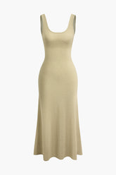 Glitter Sleeveless Midi Dress