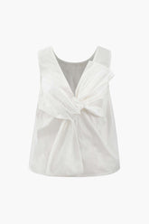 Knot Front Sleeveless Top