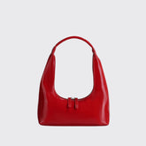 Red Retro Baguette Bag