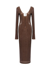 Rowena Long Sleeve Sequin Dress