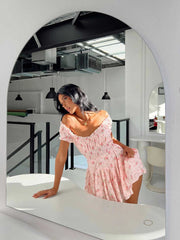 Alexxa Floral Ruffle Mini Dress