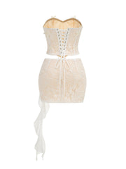 Gia Lace Corset Skirt Set
