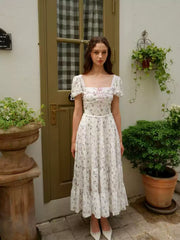 Eleanor Vintage Floral Midi Dress