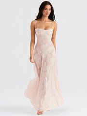 Aurora Floral Lace Maxi Dress