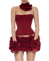 Inna Bloom Corset Skirt Set