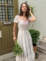 Eleanor Vintage Floral Midi Dress