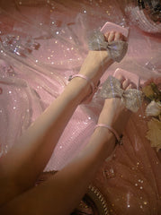 Sirena Crystal Bow Sandals