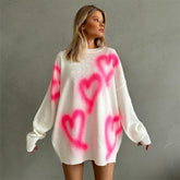 Loose casual printing knitted Sweatshirt