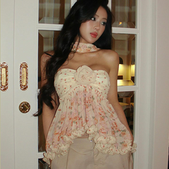 Mileena Floral Halter Top