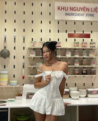 Alexia Smocked Mini Dress