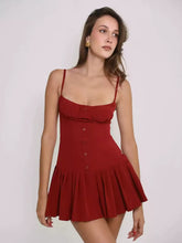 Ina Pleated Mini Dress