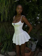 Lenna Embroidered Lace Mini Dress