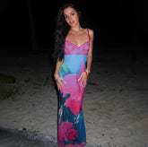 Billie Floral Lace Maxi Dress