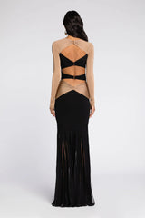 Felicia Fishtail Maxi Dress