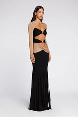 Felicia Fishtail Maxi Dress