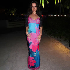 Billie Floral Lace Maxi Dress