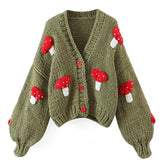 3D Embroidered Cardigan