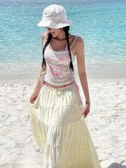 Yellow Maxi Skirt