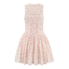 V Neck Mini Sleeveless Dress