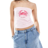 Printed Tube Top