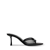 Black Bow Strap Heels