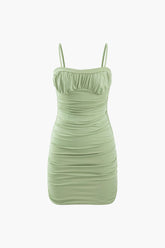 Ruched Bodycon Mini Dress