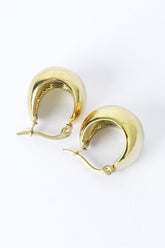 Curved Hoop Earrings