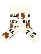Cartoon Bear Alphabet Cotton Socks