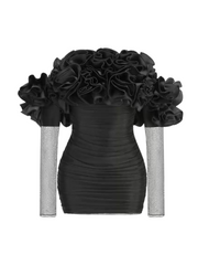 Haizley Ruffled Mesh Mini