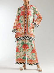 Contrasted Black Checker Prints Co-Ord Set