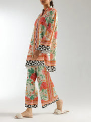 Contrasted Black Checker Prints Co-Ord Set