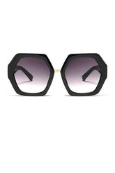 Metal V decoration Sunglasses