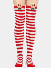 Christmas Elk Deco Socks