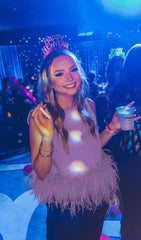 FEATHER TOPS IN LAVENDER